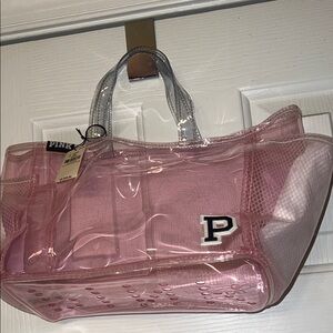 PINK VS Transparent Shower Caddy